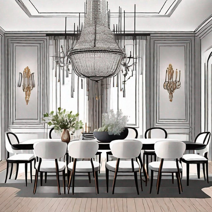 A Guide to Choosing the Perfect Dining Room Chandeliers - Residence Supply