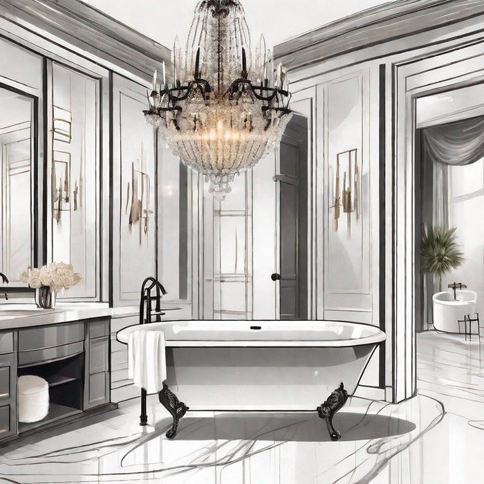 Bathroom Chandeliers: Adding Luxury to Your Private Retreat - Residence Supply