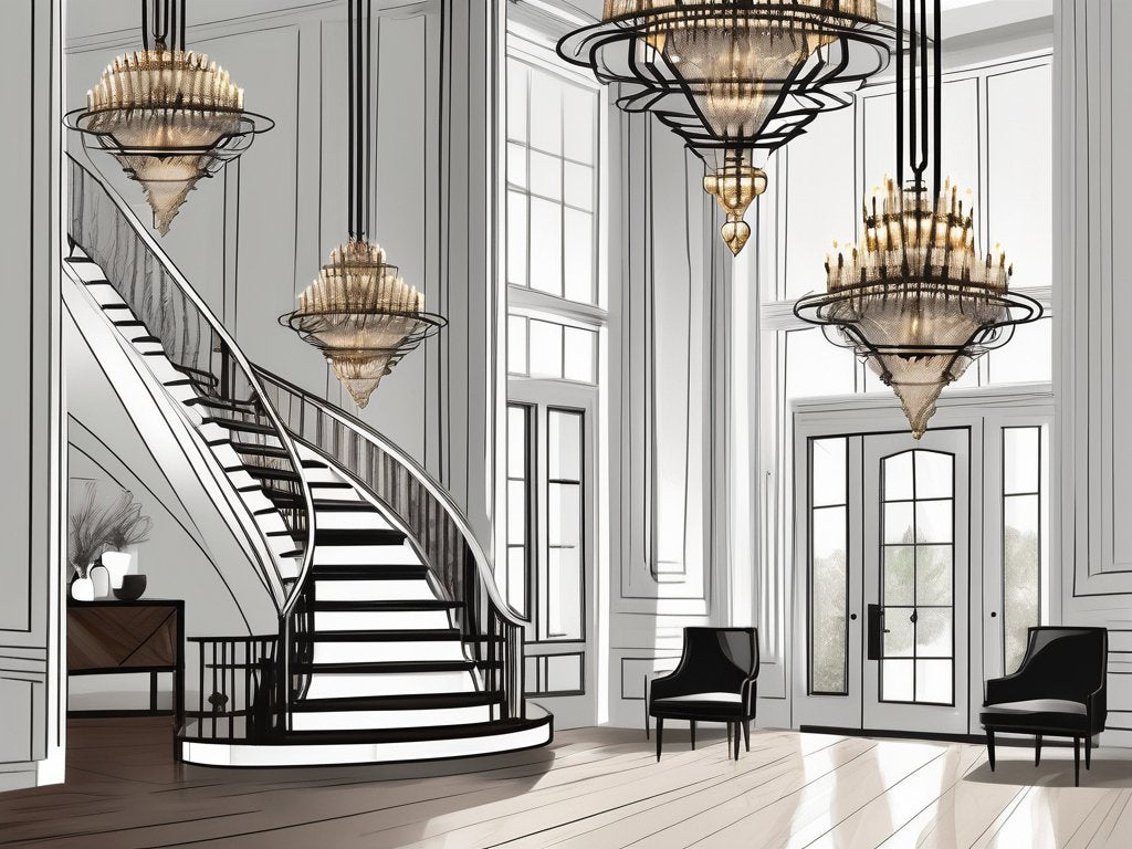 Chandelier Trends for Staircases: What's In and What's Timeless - Residence Supply