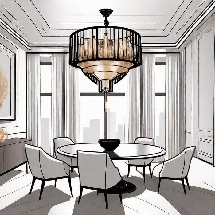 Chandelier with Fan: A Fusion of Style and Practicality - Residence Supply