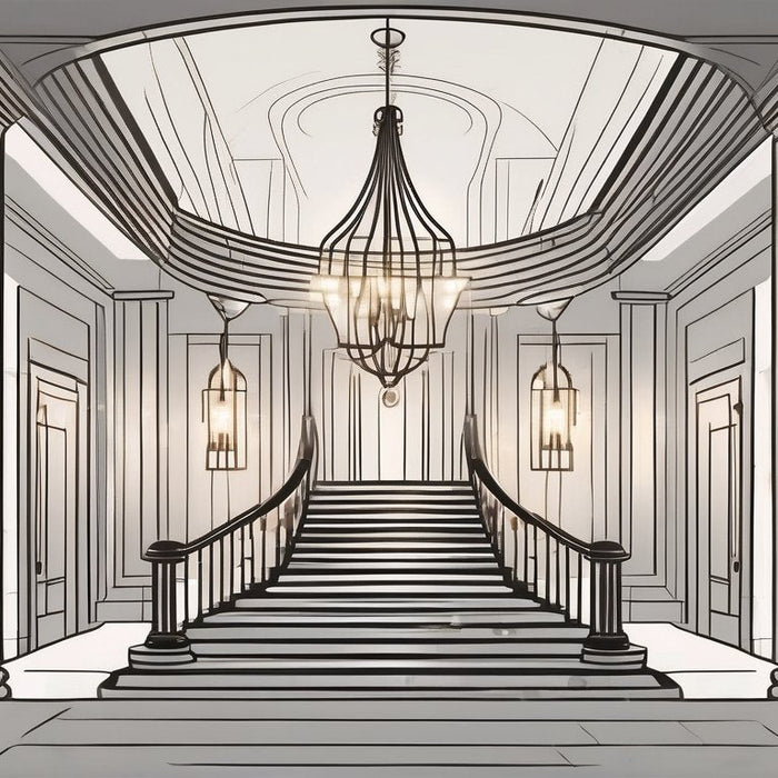 Choosing the Right Bulbs: Illuminating Your Staircase with Chandeliers - Residence Supply