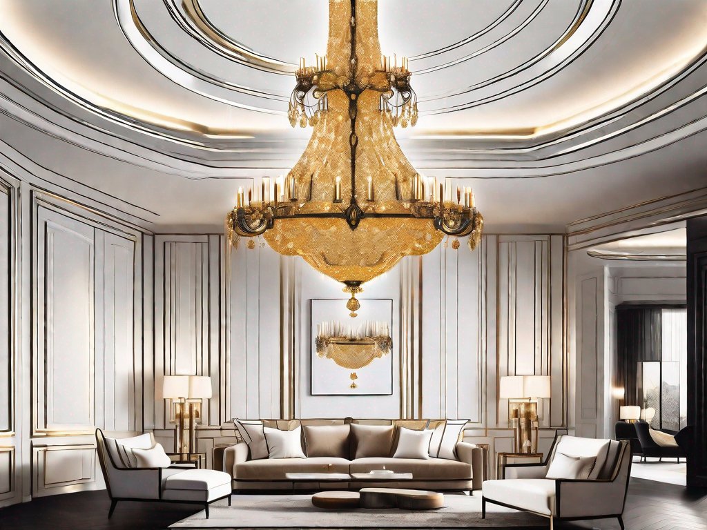 Golden Chandelier: Adding a Touch of Opulence to Your Space - Residence Supply