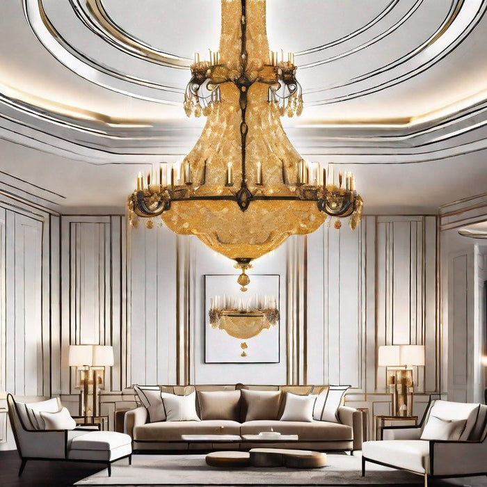 Golden Chandelier: Adding a Touch of Opulence to Your Space - Residence Supply