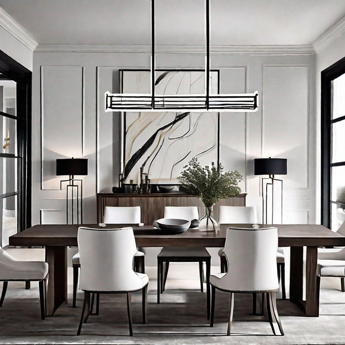 Rectangular Chandelier: A Modern Twist for Your Dining Area - Residence Supply