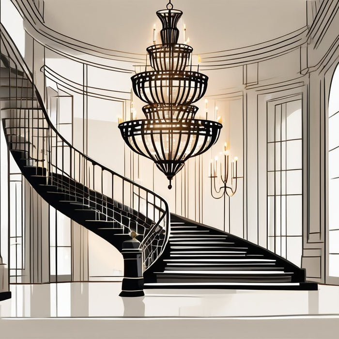 Staircase Chandelier Height: Striking the Perfect Balance - Residence Supply