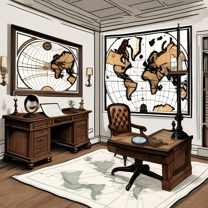 Unlock the Classic Map Room Look with Proven Design Tips - Residence Supply