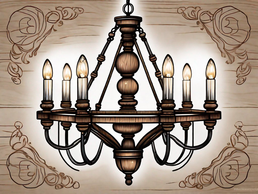 Wooden Chandelier: A Rustic Yet Refined Lighting Choice - Residence Supply