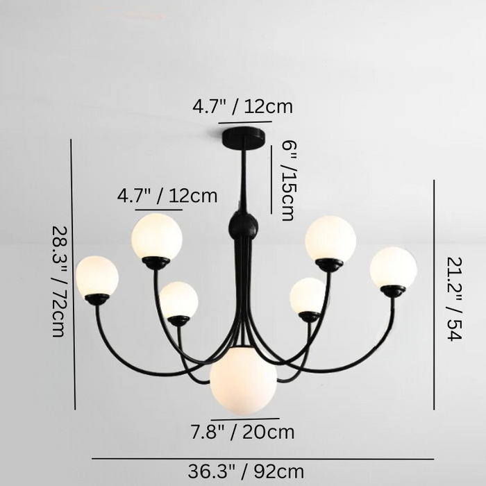 Ignis Indoor Chandelier length