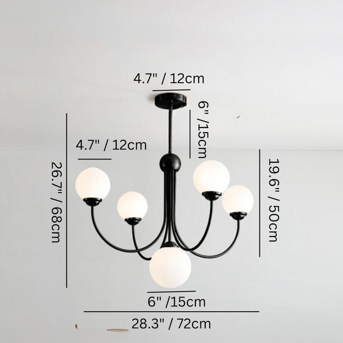 Ignis Indoor Chandelier Size