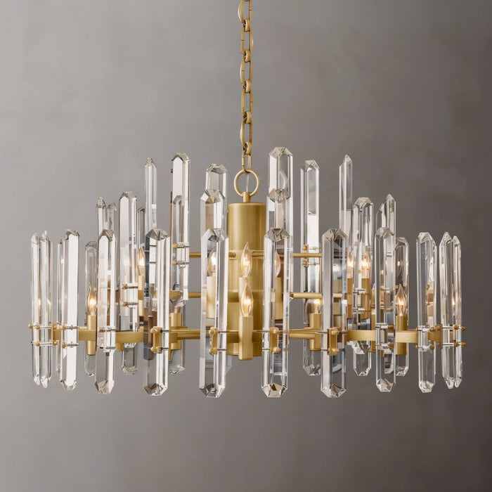 Prizma Round Chandelier - Contemporary Lighting