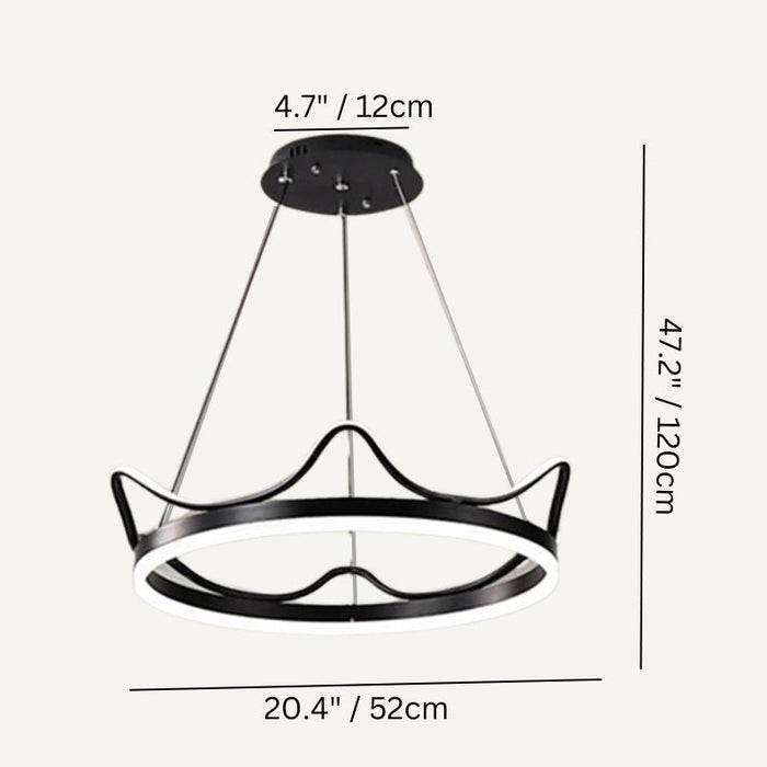 Ablazea Round Chandelier Size Chart