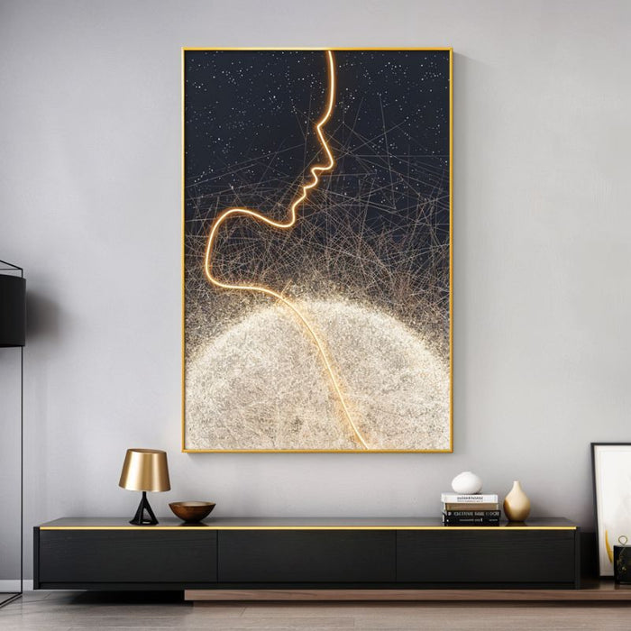 Abstract Love Illuminated Art - Contemporary Lighting