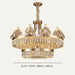 Adipa Round Chandelier Size