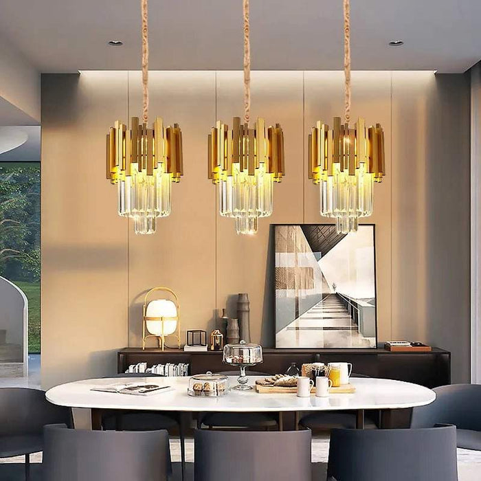 Adjustable Length: Customize the height of your pendant light to suit your space with its adjustable length feature, allowing for versatile installation options.