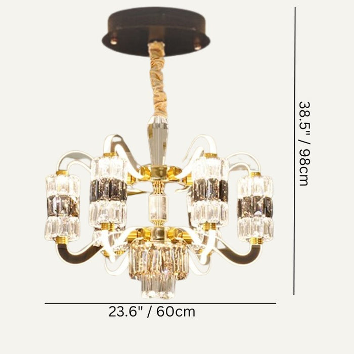 Aelia Chandeliers Light Size