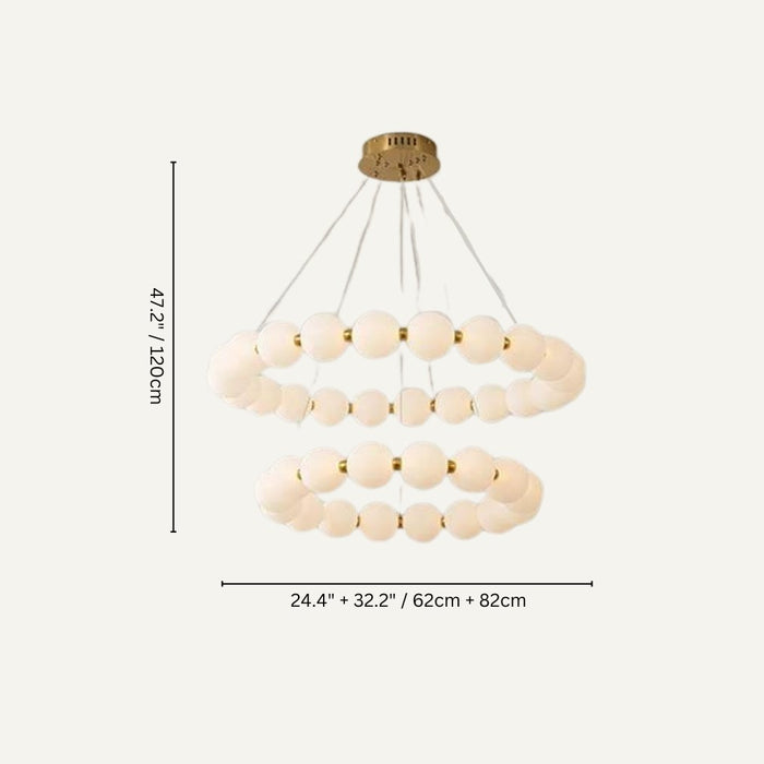 Enhance your interior with the classic appeal of the Agnes Chandelier.