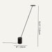 Experience versatile lighting options with the adjustable Agniya Floor Lamp.