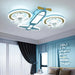 Beautiful Airplane Kids Ceiling Light & Fan