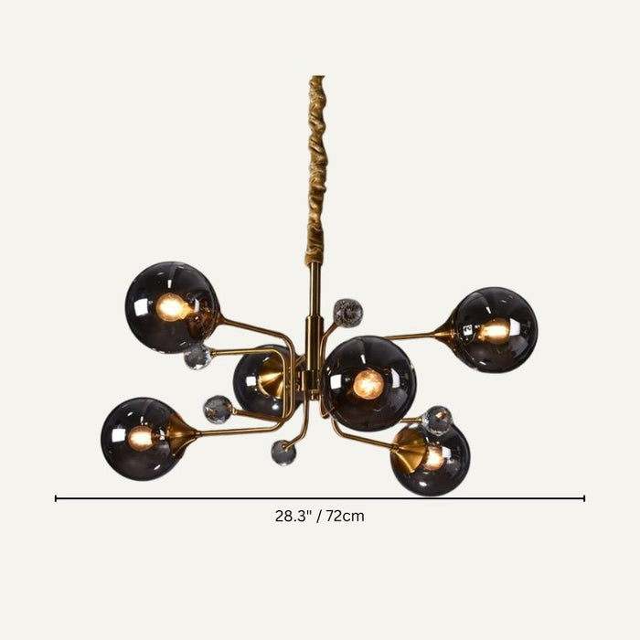 Ajnur Chandelier Size