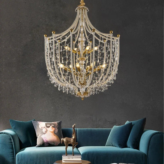 Add a touch of elegance to your decor with the exquisite Ajwad Chandelier Light.