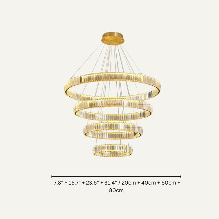 Almuealaq Chandelier Size