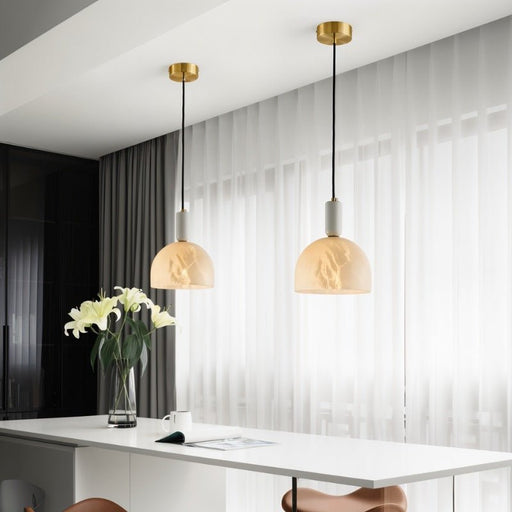 Altus Alabaster Pendant Light - Modern Lighting for Kitchen Island