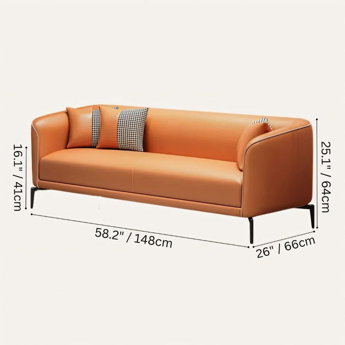 Ancilia Arm Sofa Size 