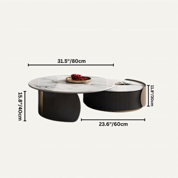 Angulus Coffee Table Size