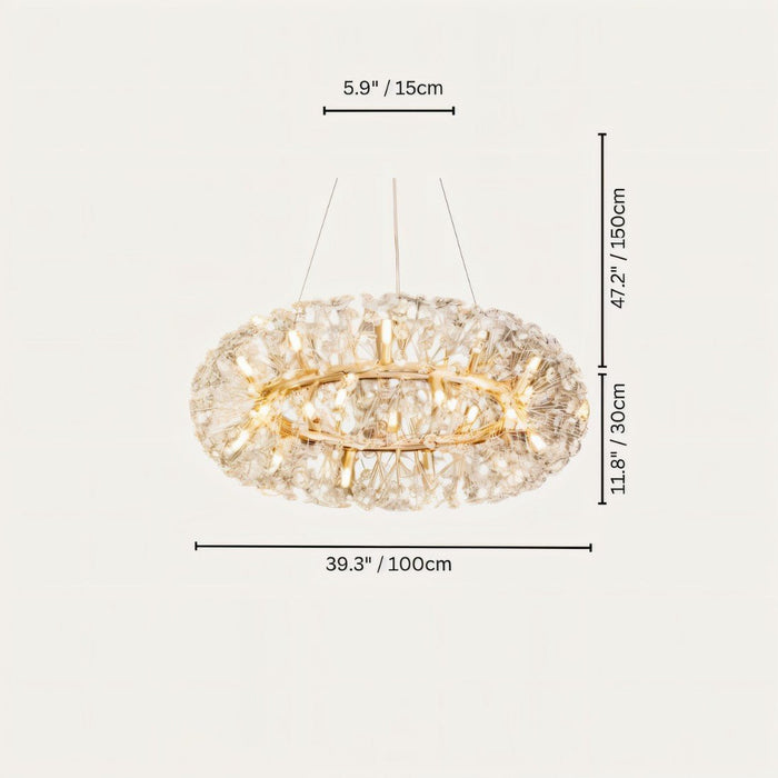 Arabella Crystal Round Chandelier - Residence Supply