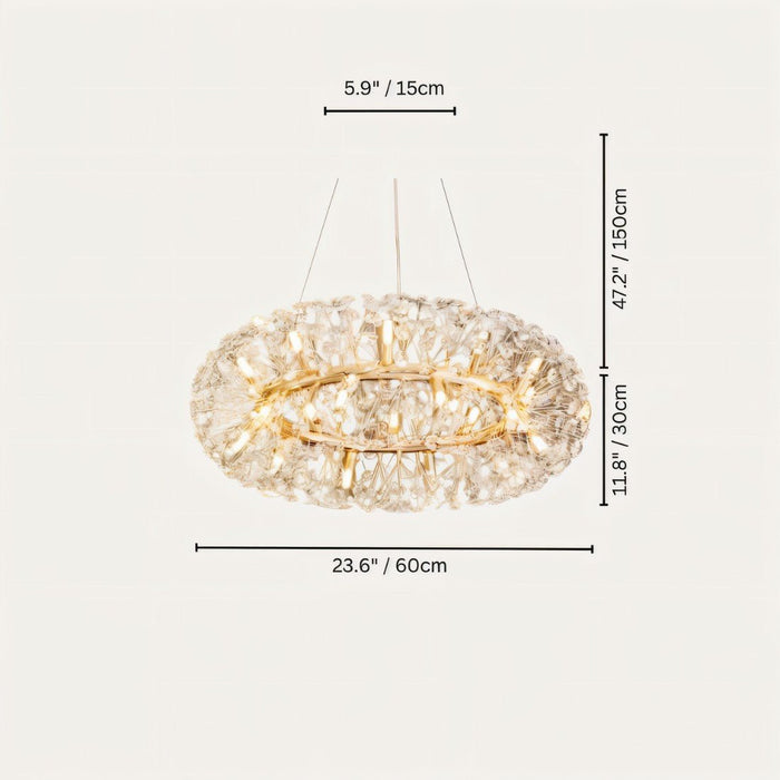 Arabella Crystal Round Chandelier - Residence Supply