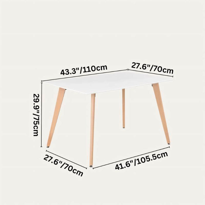 Ascetic Dining Table Size