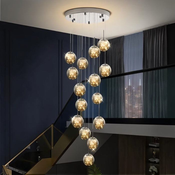 Ashal Chandelier - Stair Lighting