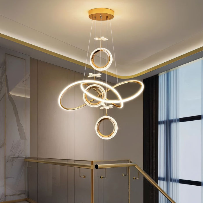 Astraea Chandelier Light - Stair Lighting