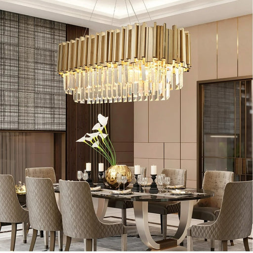 Astralis Oval Chandelier - Residence Supply