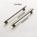 Atiq Brass Knob & Pull Bar - Residence Supply