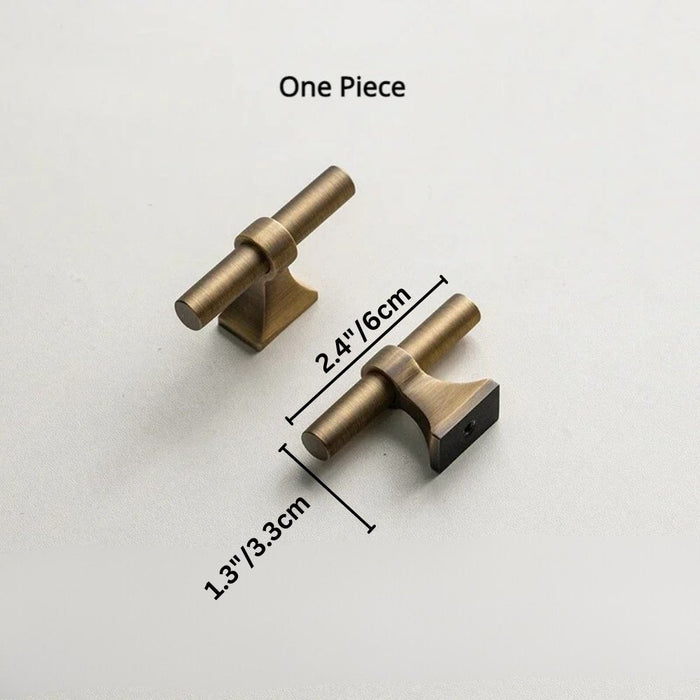 Atiq Brass Knob & Pull Bar - Residence Supply