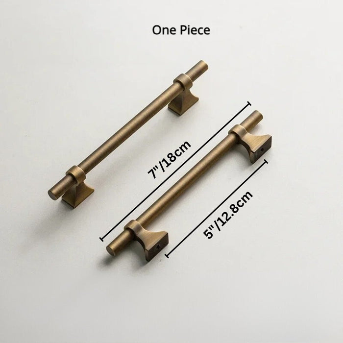 Atiq Brass Knob & Pull Bar - Residence Supply