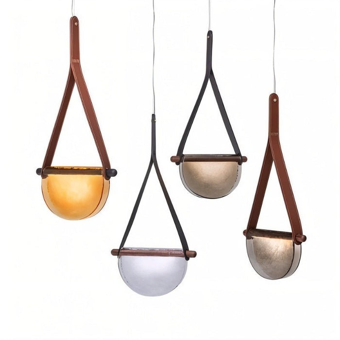 Avgi Leather Pendant Light - Residence Supply