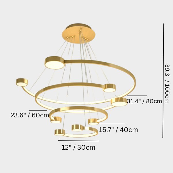 Avize Round Chandelier - Residence Supply