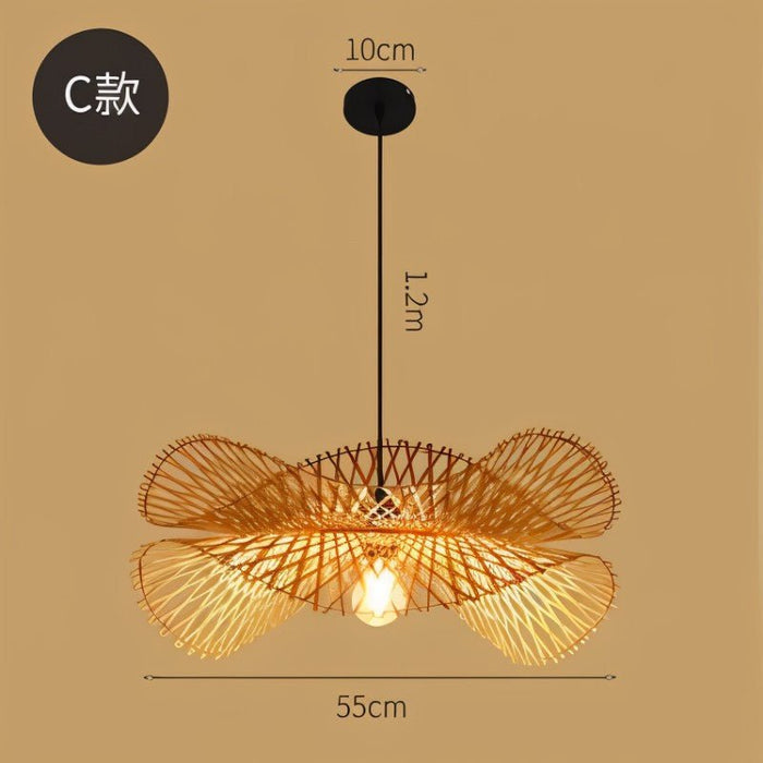 Bamboo Chandelier Rattan Lamp - Residence Supply