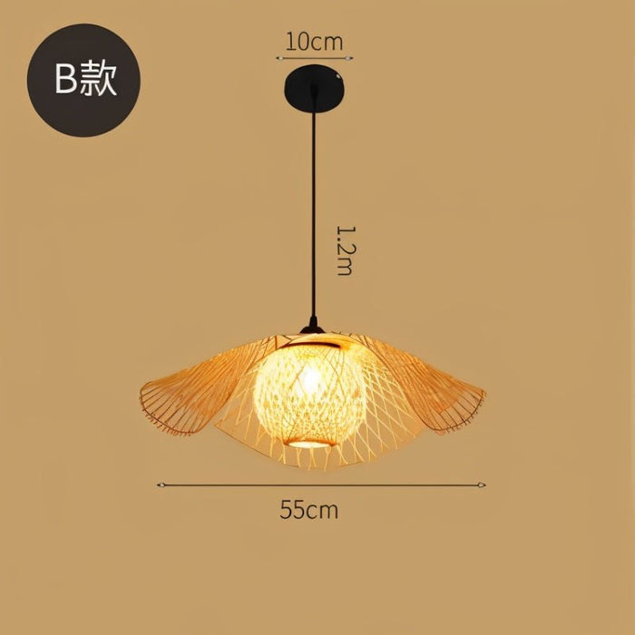 Bamboo Chandelier Rattan Lamp - Residence Supply