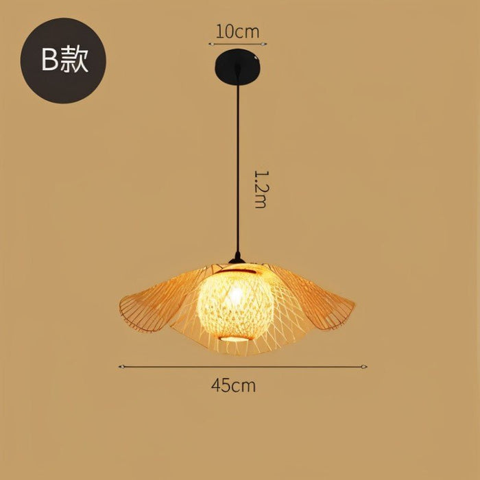 Bamboo Chandelier Rattan Lamp - Residence Supply