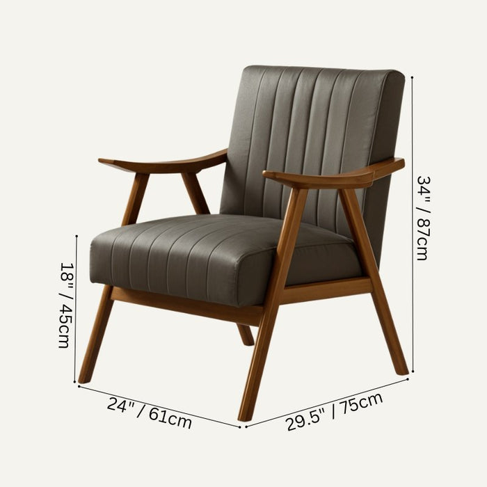 Bangzu Accent Chair Size