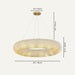 Minimalist aros Chandelier