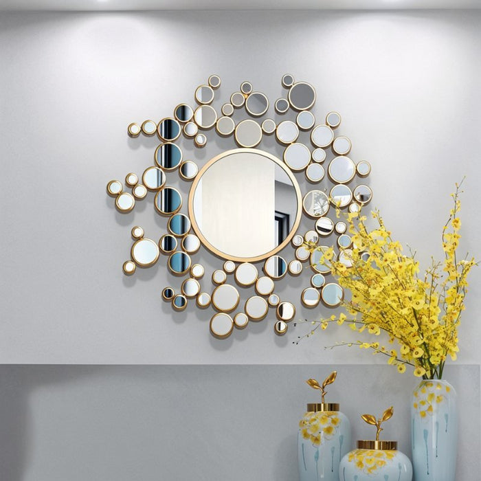 Bellezza Coastal Seashell Accent Mirror: Adorned with natural seashells and a distressed white frame, this accent mirror brings a coastal vibe to beach house or coastal-themed interiors, adding a touch of seaside charm to any space.