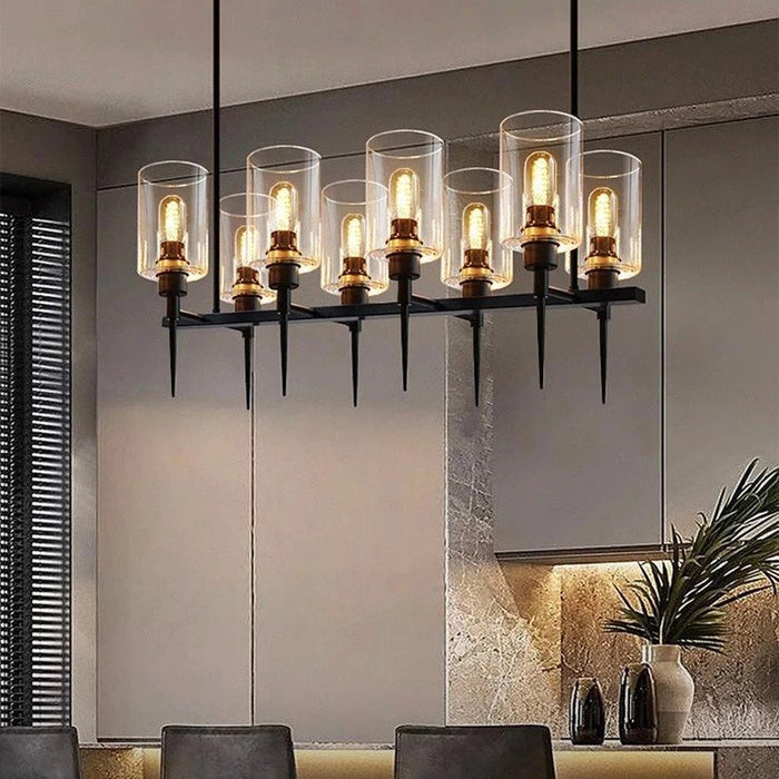 Unique Bellum Linear Chandelier