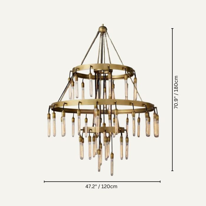 The Betsy Chandelier's versatile design seamlessly blends with a variety of interior styles, from classic to eclectic, adding character and charm to any room.