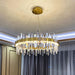 Betula Round Crystal Chandelier - Modern Lighting Fixtures