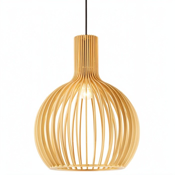 Birdcage Rattan Pendant Light - Residence Supply