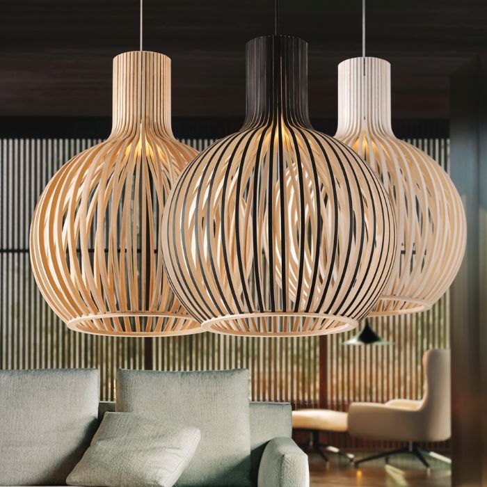 Birdcage Rattan Pendant Light - Living Room Lights